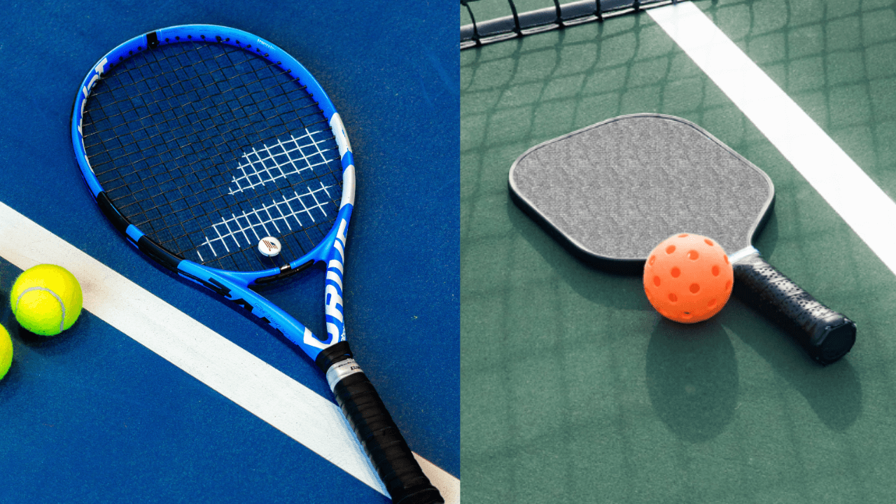 Pickleball vs Tennis Match Sports Comparison