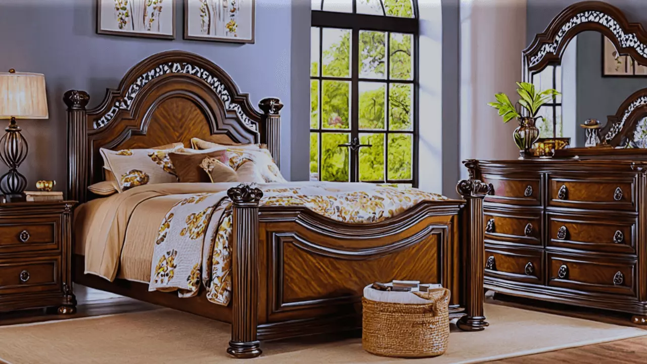 Yorkshire Manor King Bedroom Set Modern Design